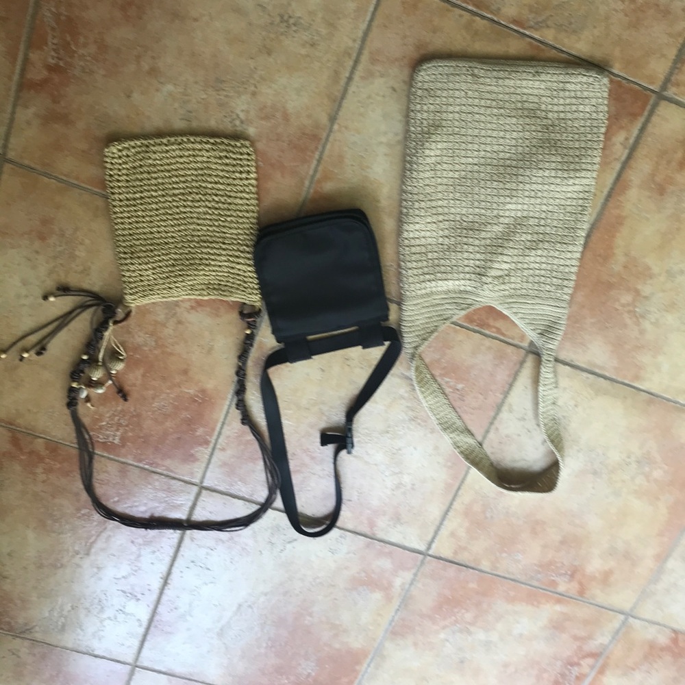 3 used handbags. Selling at sacrifice for $26.00